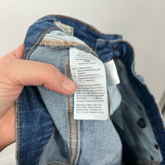 Madewell The Perfect Vintage Crop Jeans Bellbrook Wash Comfort Stretch Edition - Picture 9 of 10